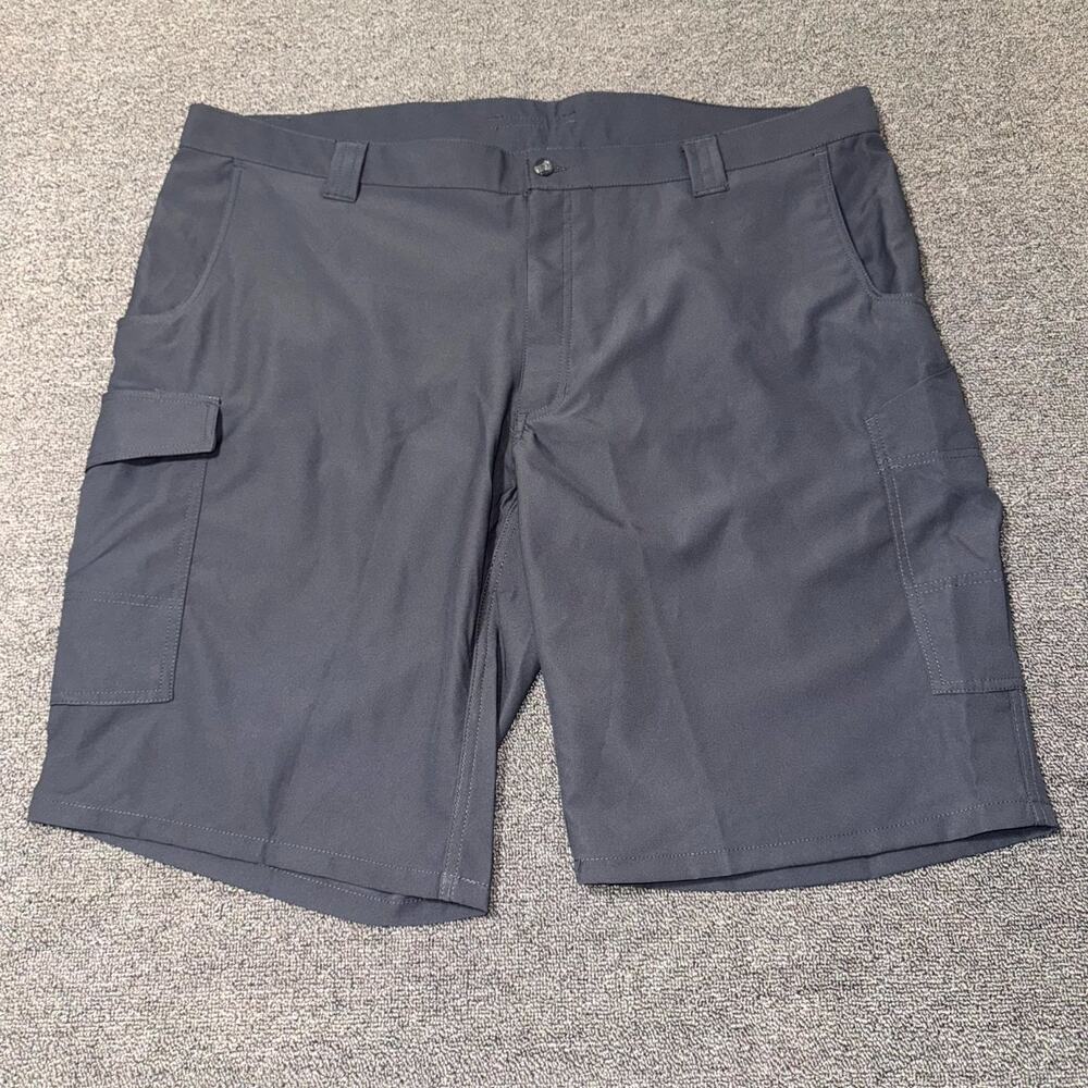 Design Collective by Cintas Cargo Shorts Mens 44 Gray Utility Pocket 11" Inseam